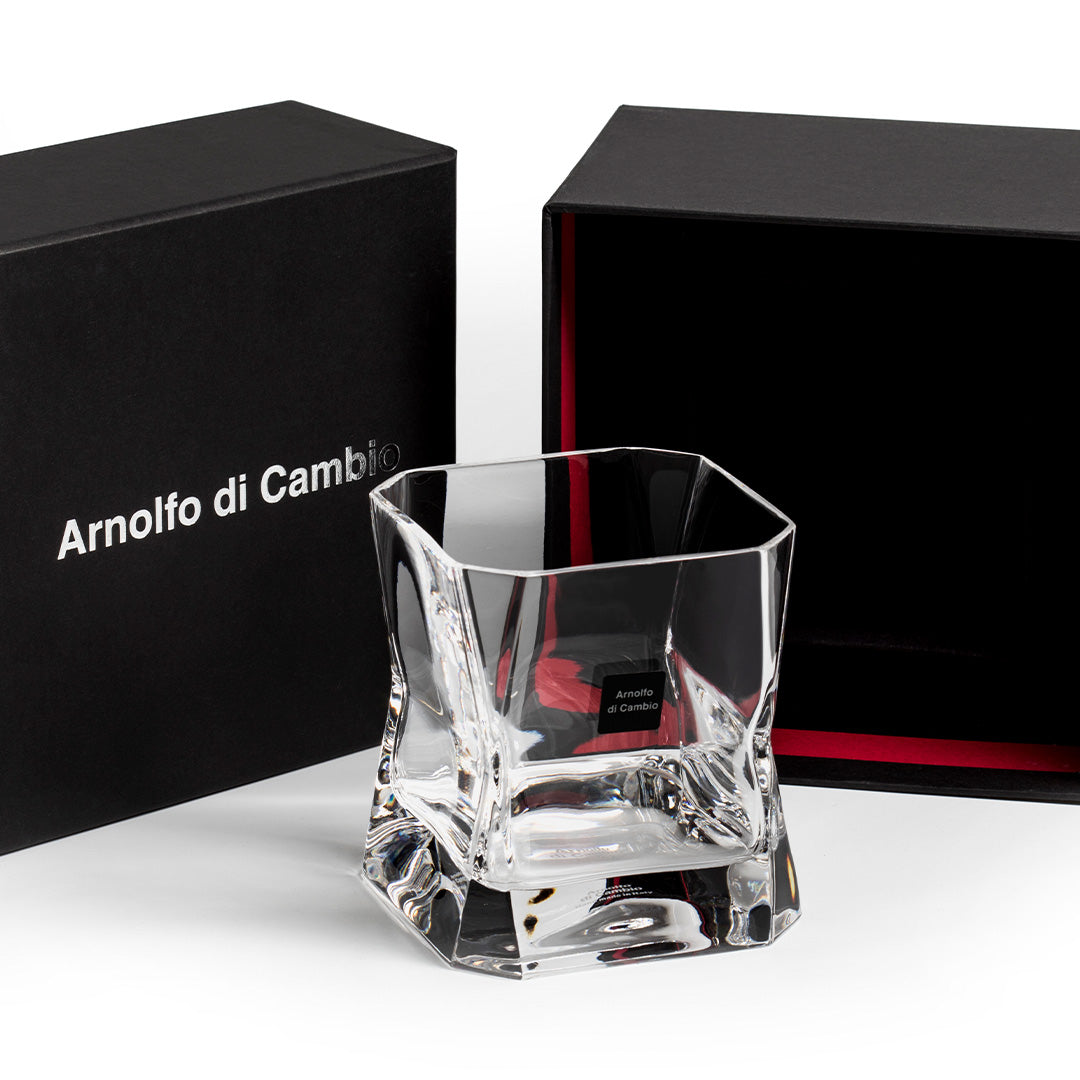 Cibi Double Old Fashion Glass - Clear - Set of 2