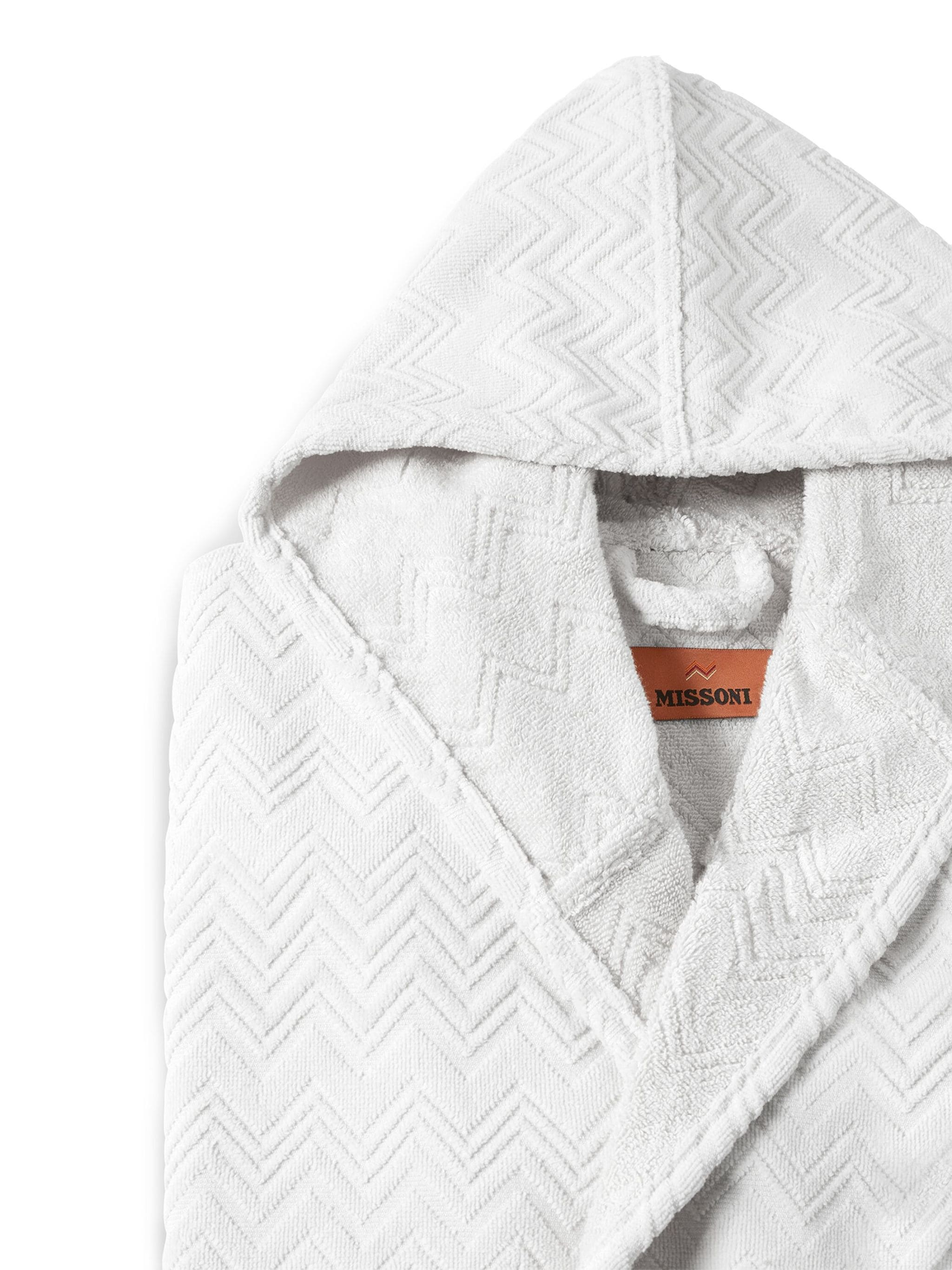 Missoni Home | Chalk Hooded Bathrobe Col.20