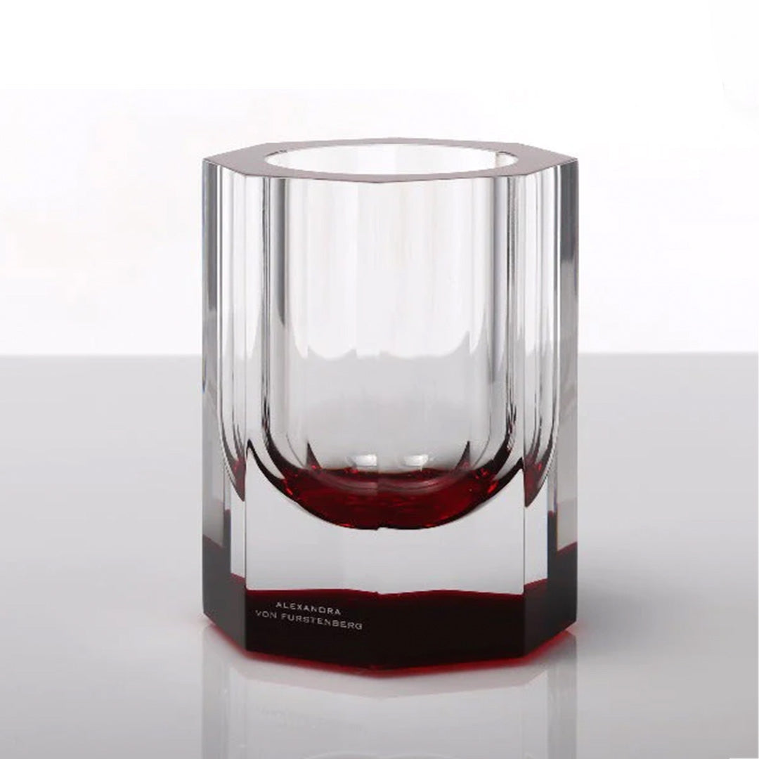 Bolt Vase in Ruby - Short