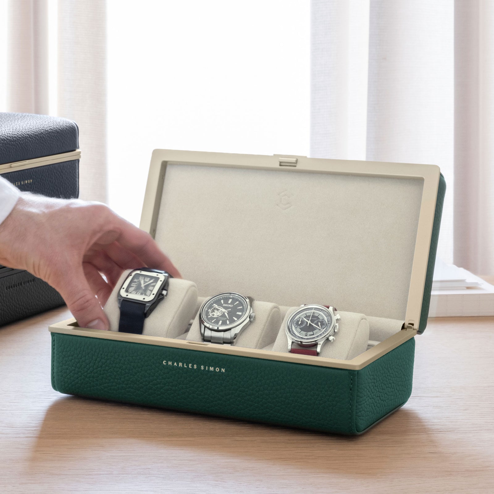Watch Case Eaton Emerald