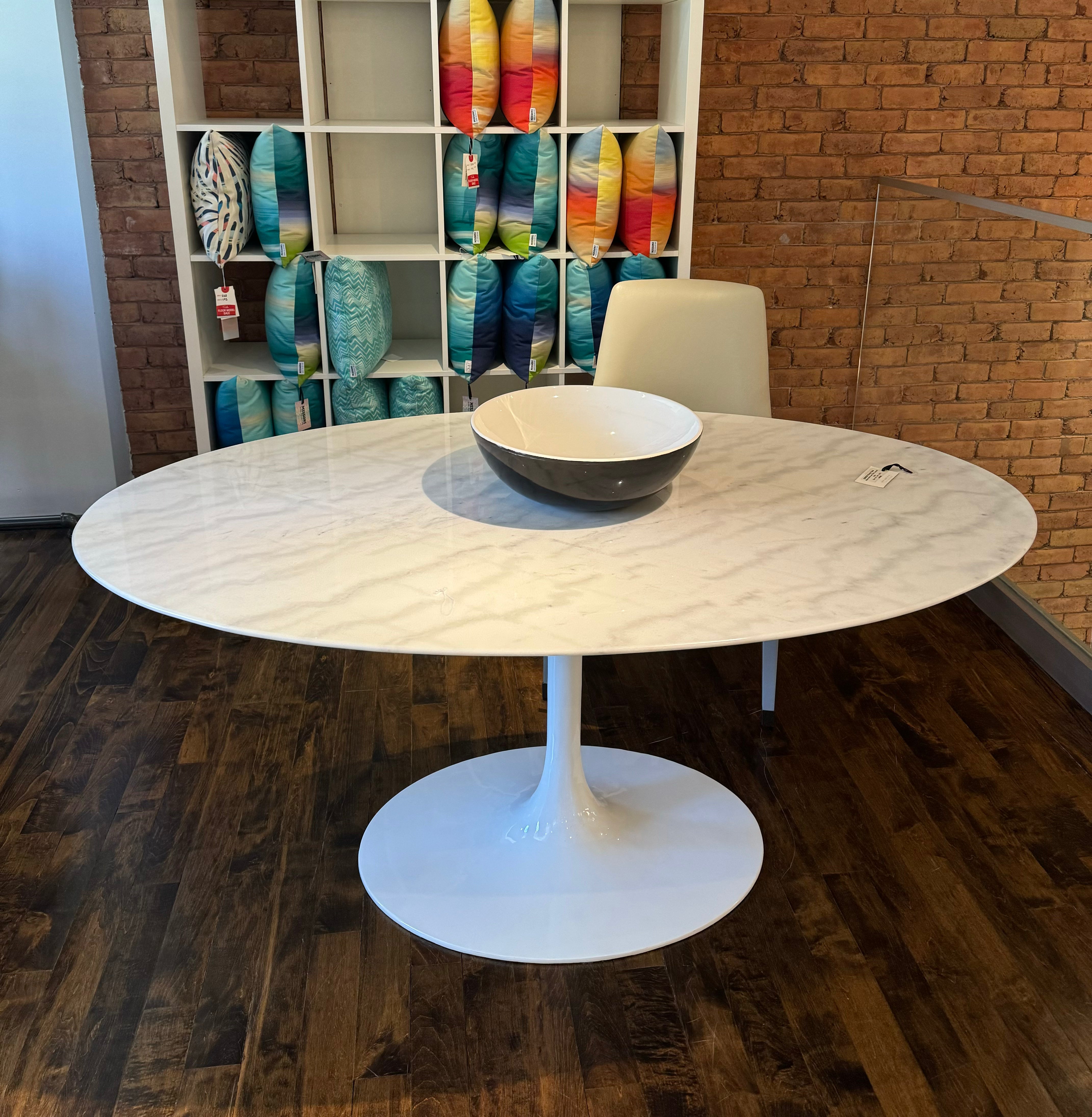 White Marble Dining Table
