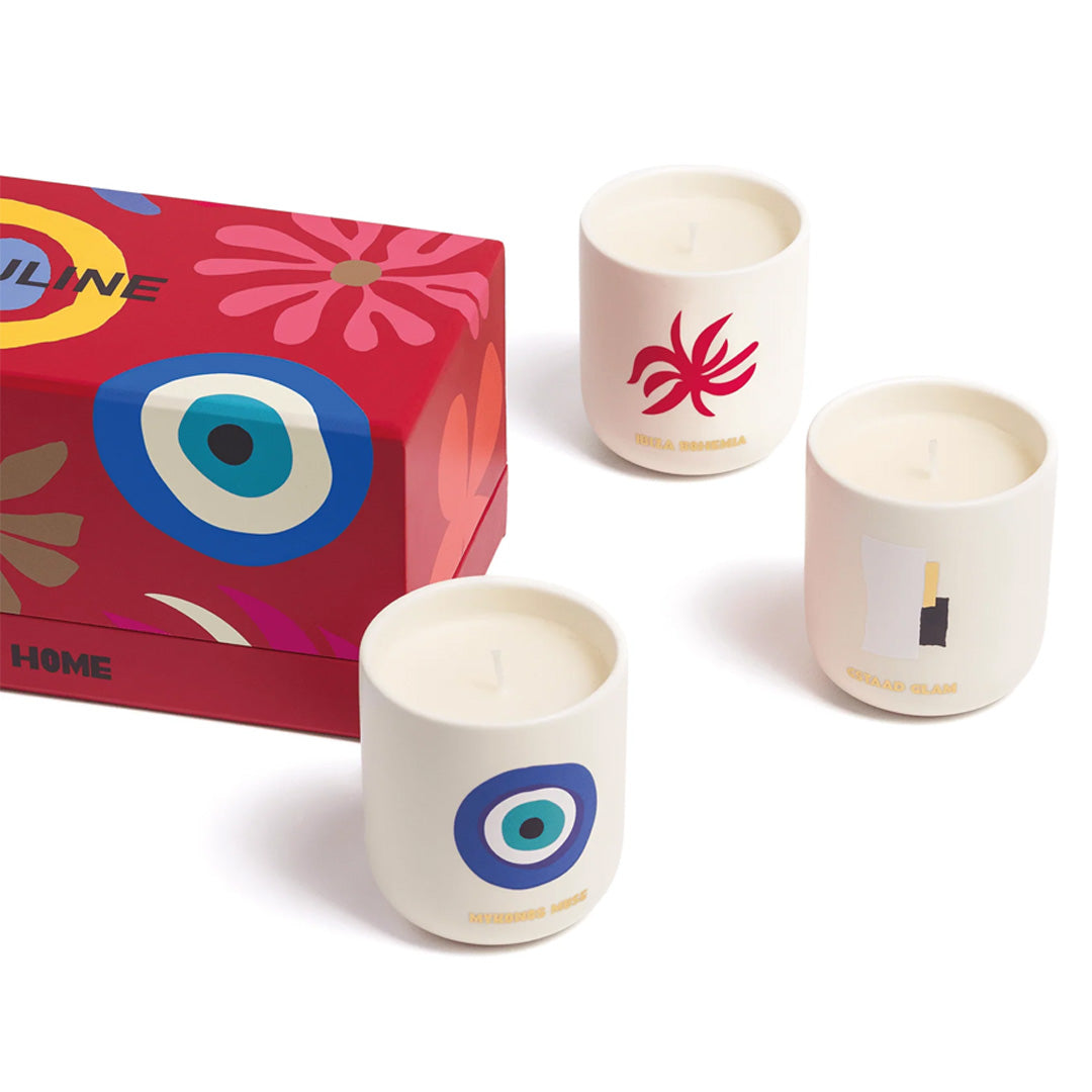 Assouline | Travel From Home Mini Scented Candle Set