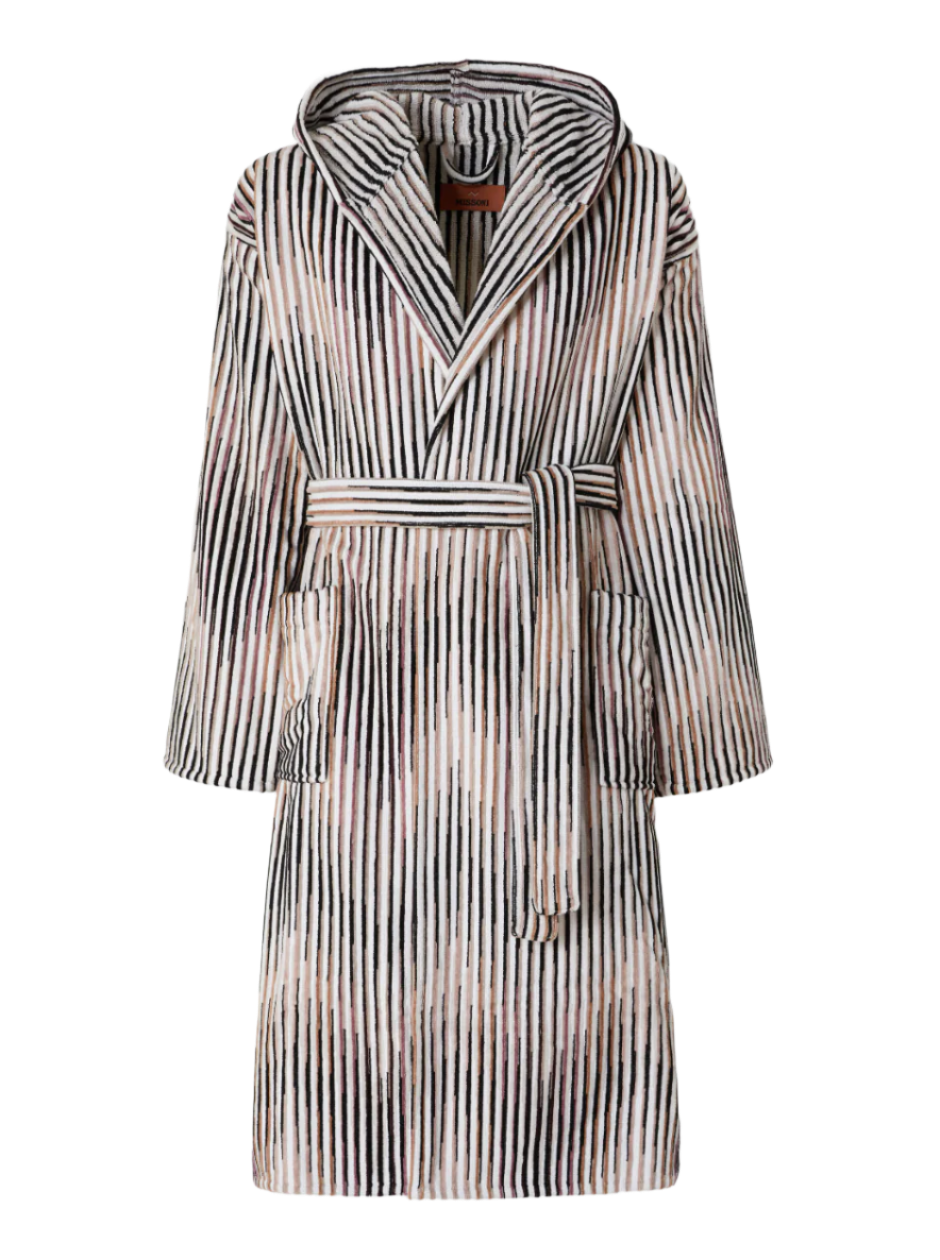 Missoni Home | Arpeggio Hooded Bathrobe Col.381