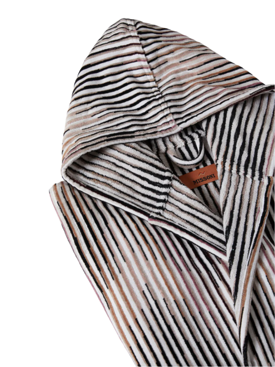 Missoni Home | Arpeggio Hooded Bathrobe Col.381