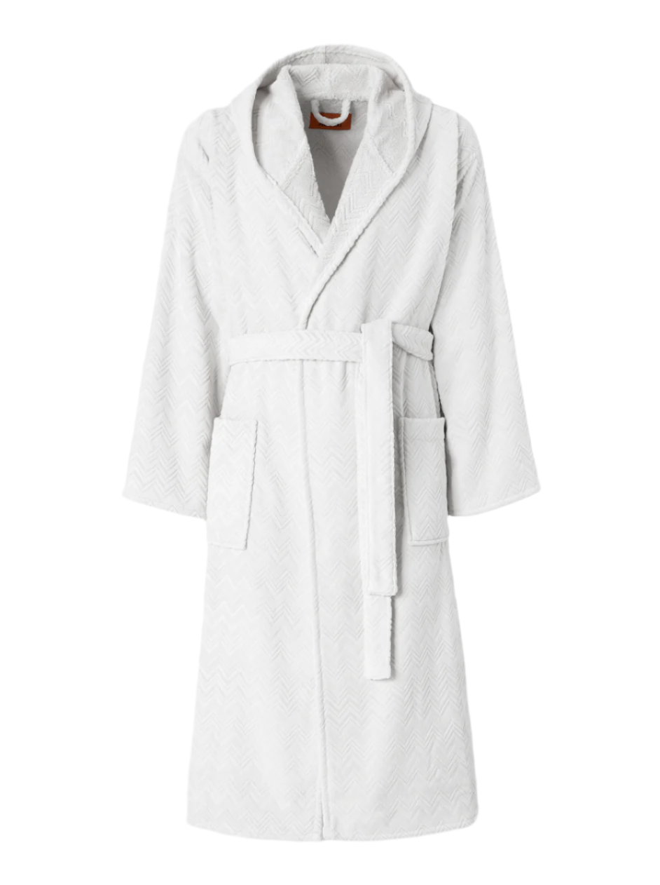 Missoni Home | Chalk Hooded Bathrobe Col.20