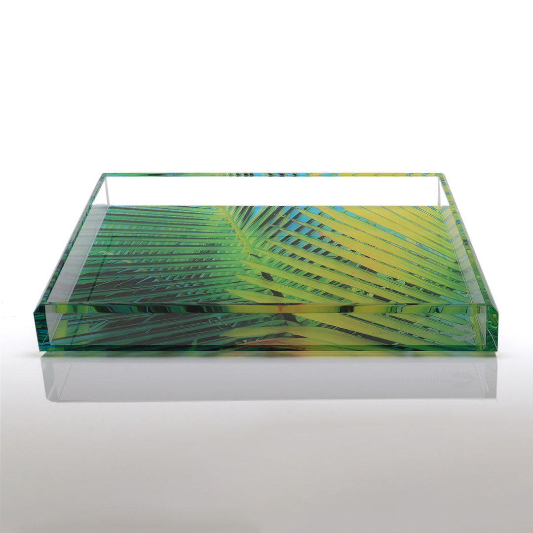 Tray in Palm Print - Medium