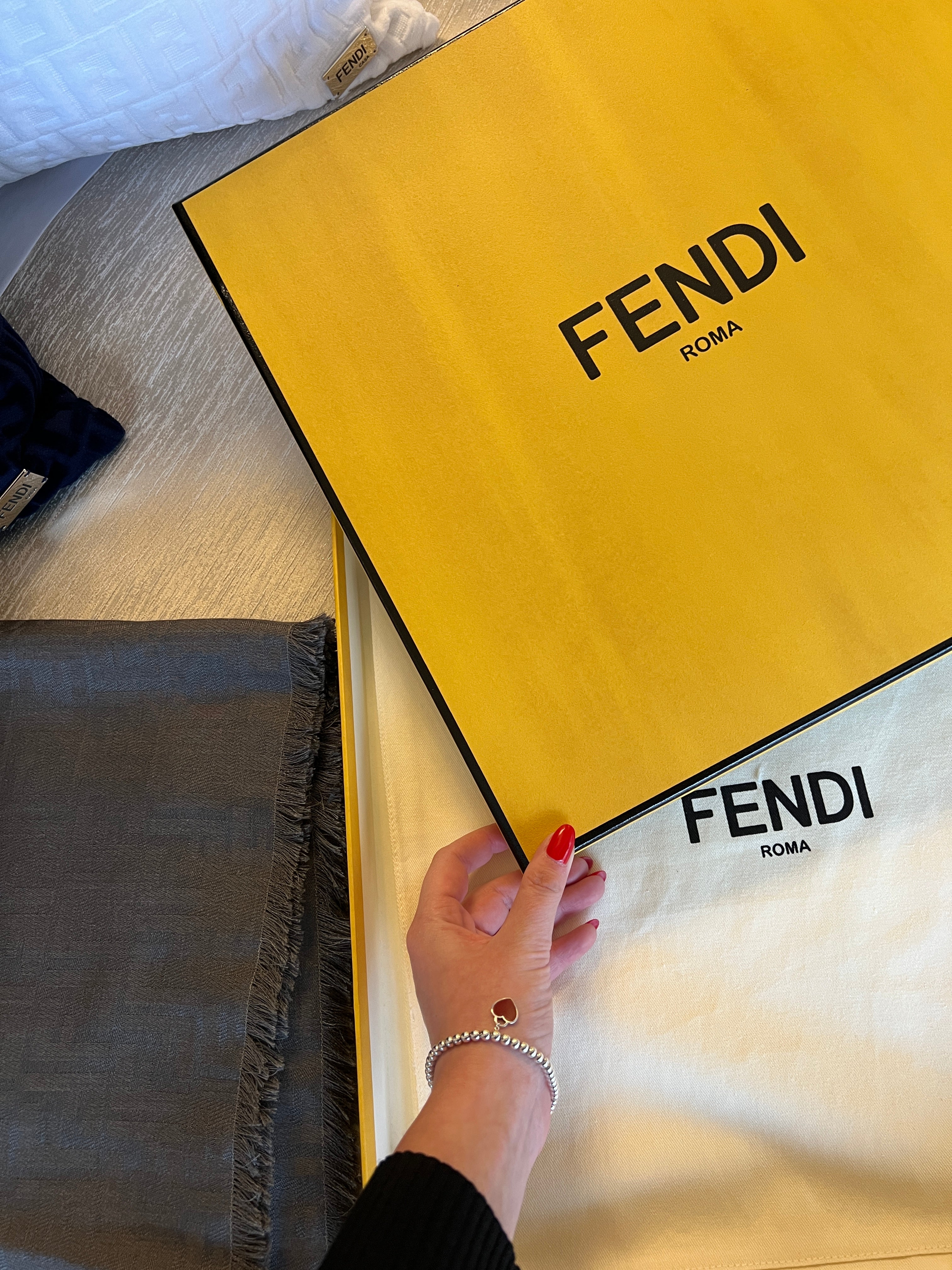 FENDI Casa Throw - Orange