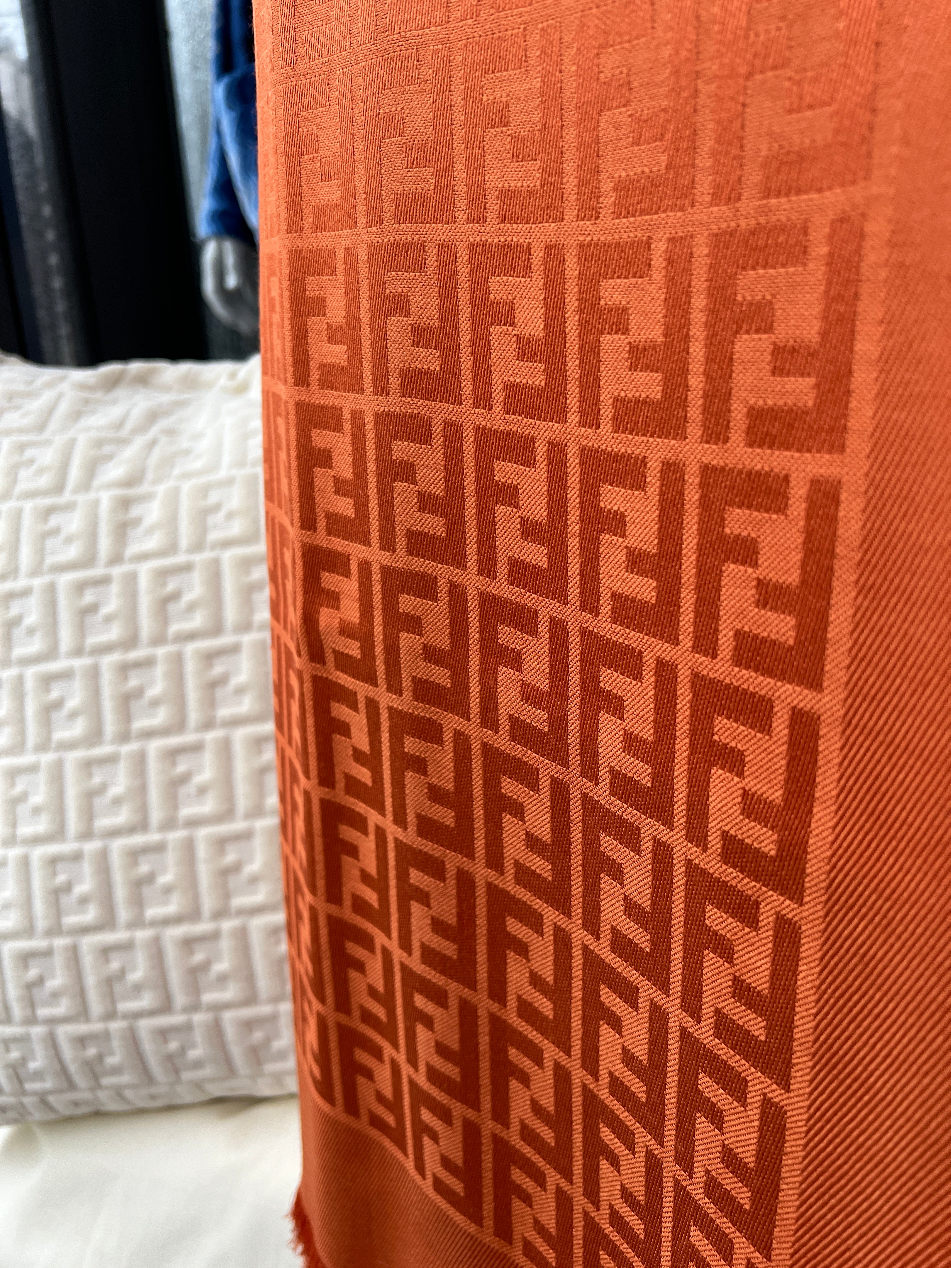 FENDI Casa Throw - Orange