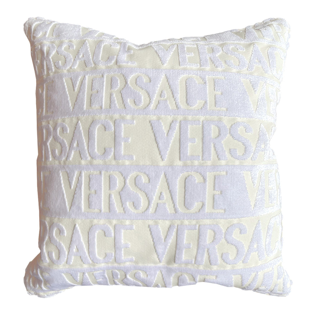 Versace Home | Pillow - Logomania White