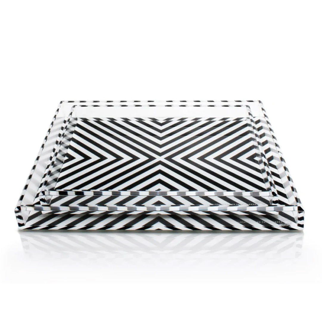 Accent Tray in X Print - Medium