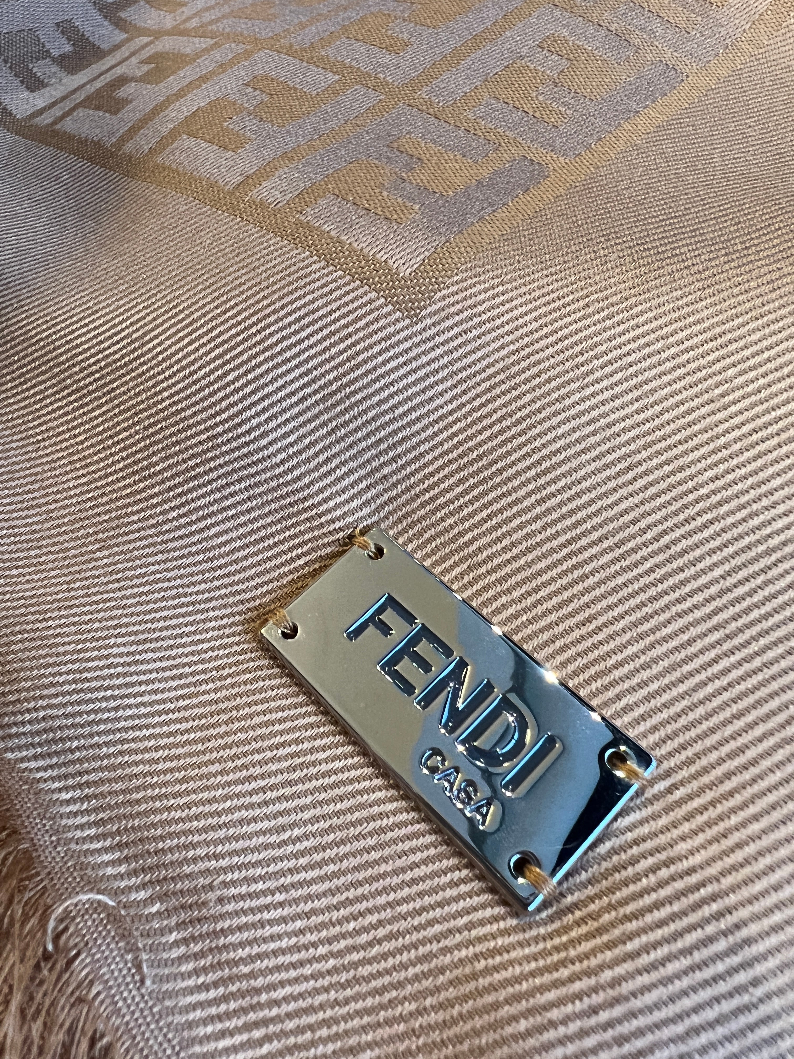 FENDI Casa Throw - Camel