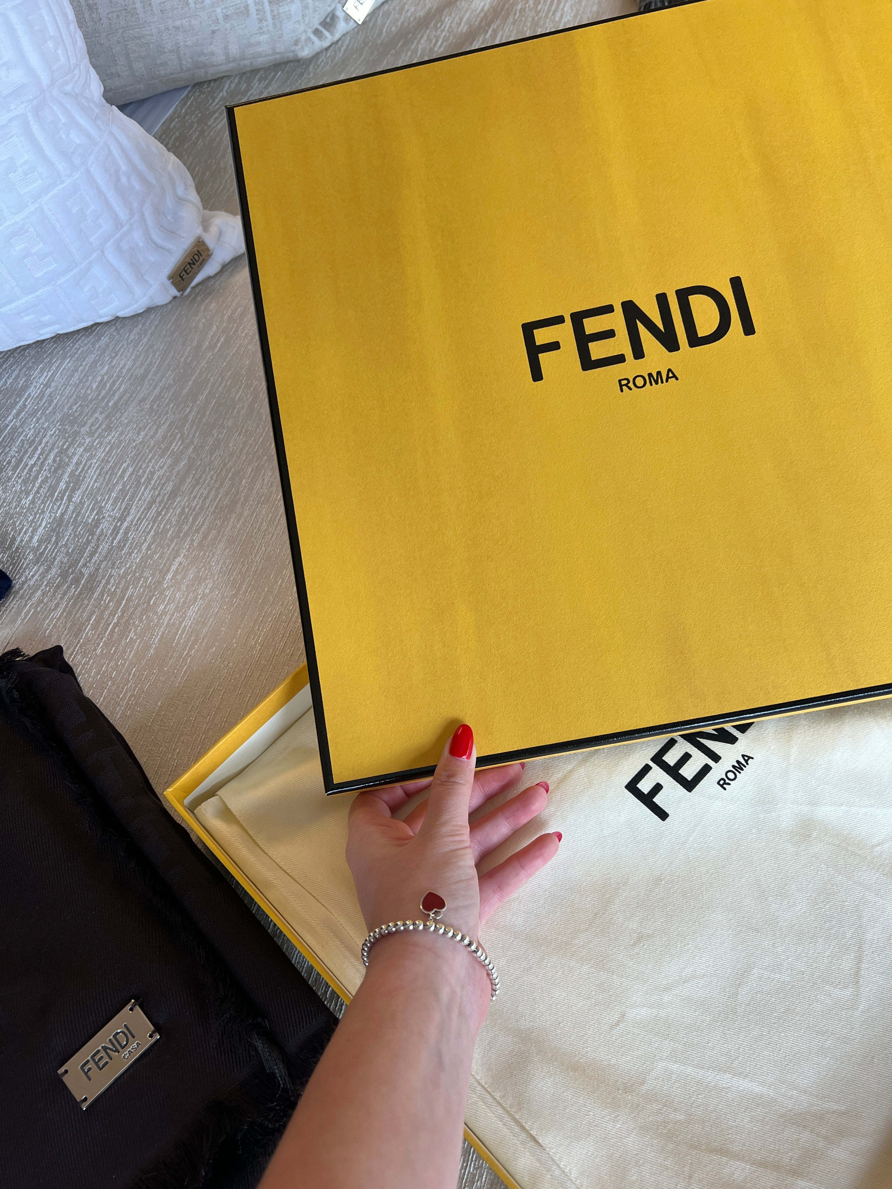 FENDI Casa Throw - Chocolate