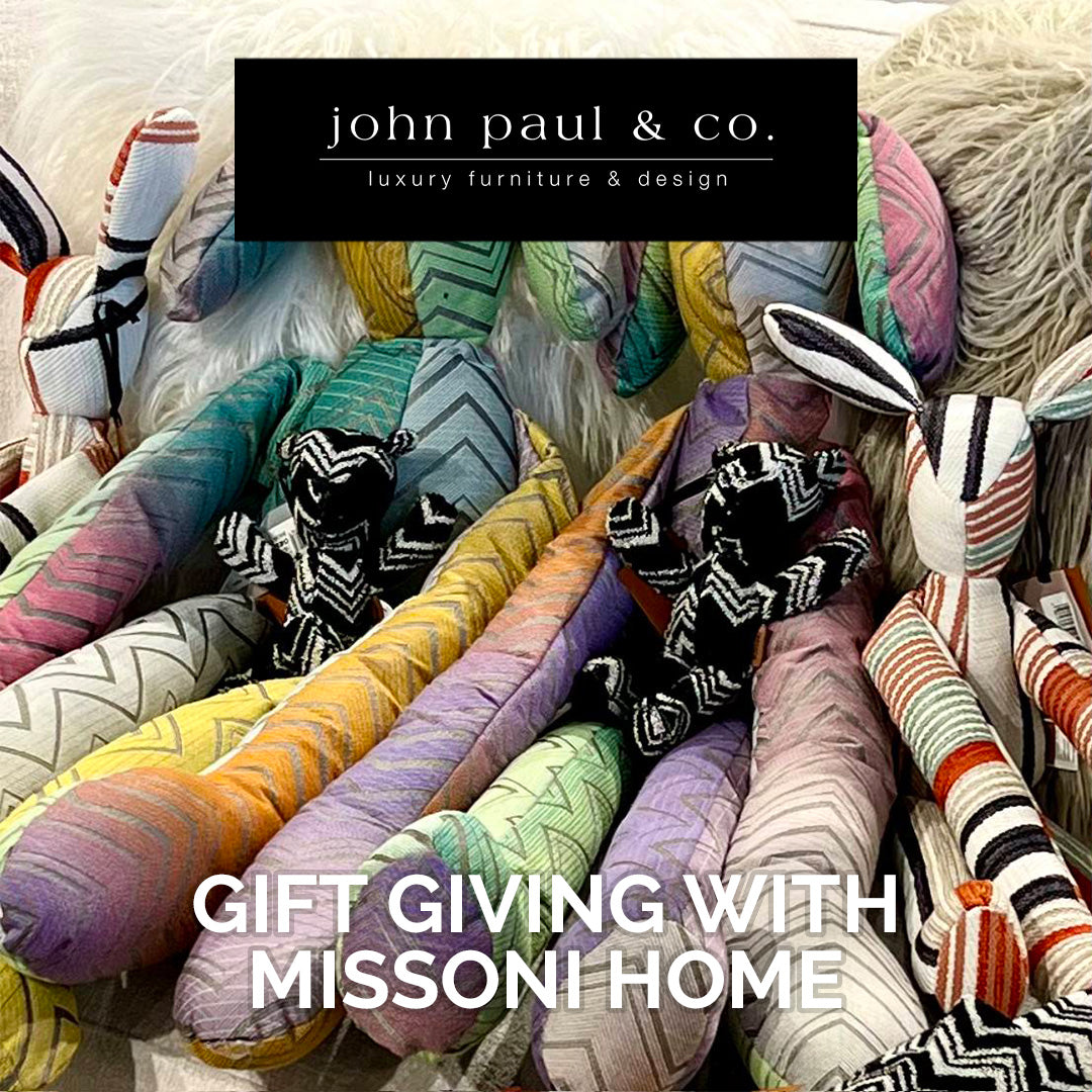 Gift Giving, Italian Style with Missoni Home!