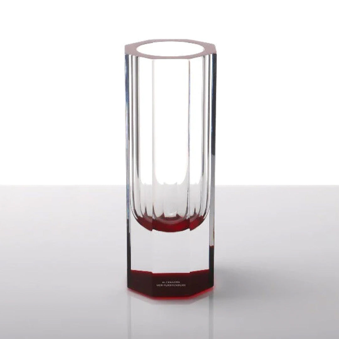 Bolt Vase in Ruby - Tall