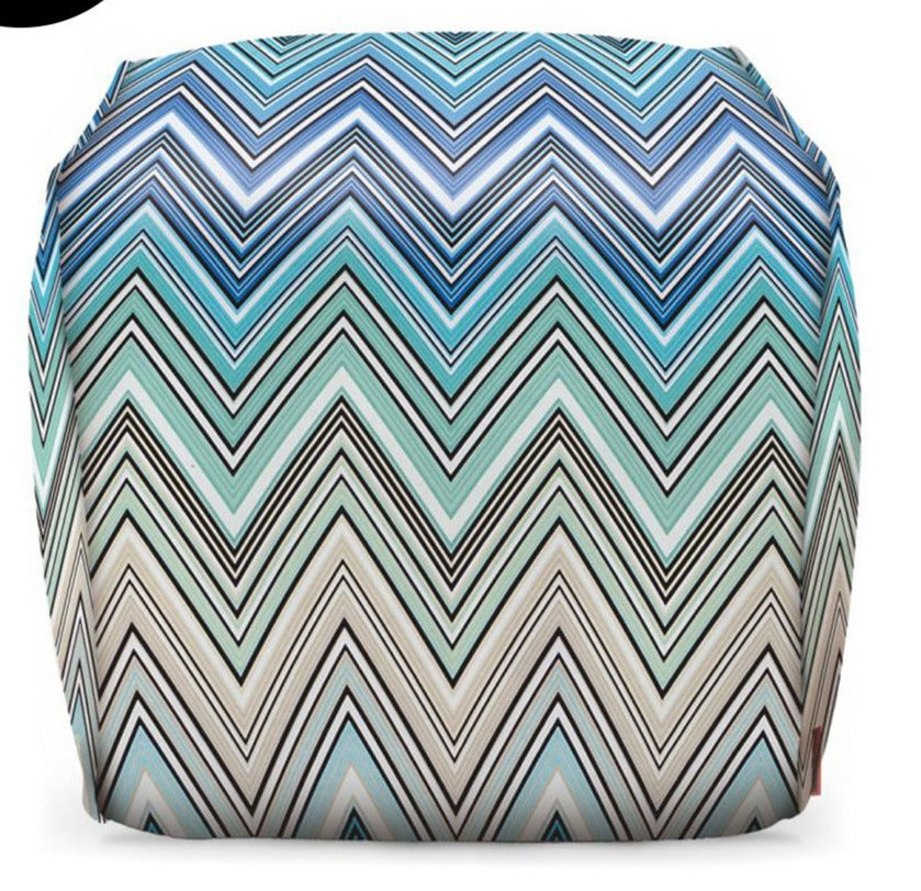 Missoni Home | Kew Outdoor Cubo Soft Pouf - Col. 170