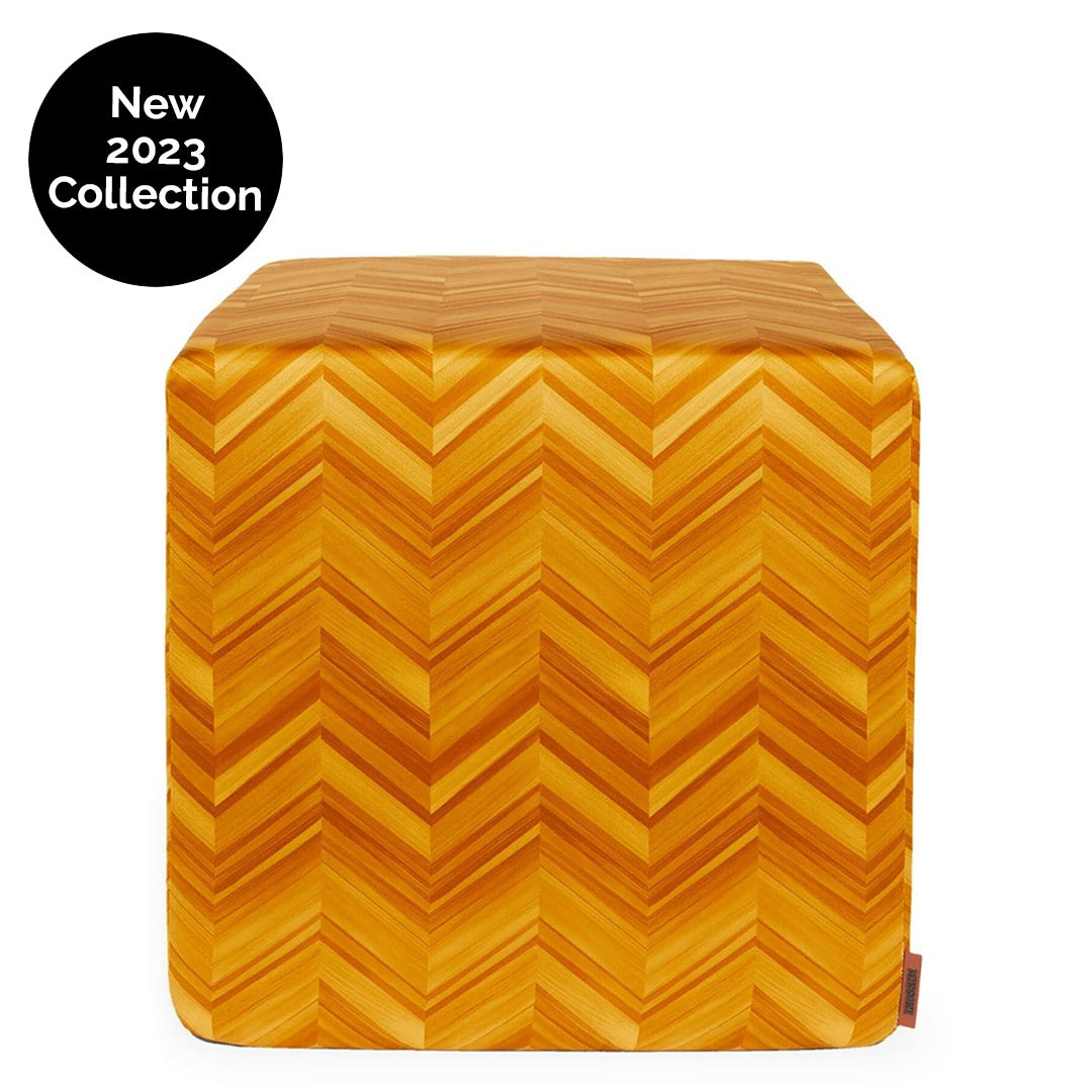 Missoni Home | Layers Inlay Cube Pouf - Col. 40
