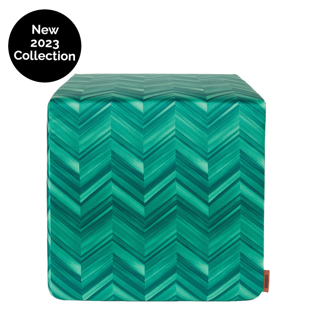 Missoni Home | Layers Inlay Cube Pouf - Col. 65