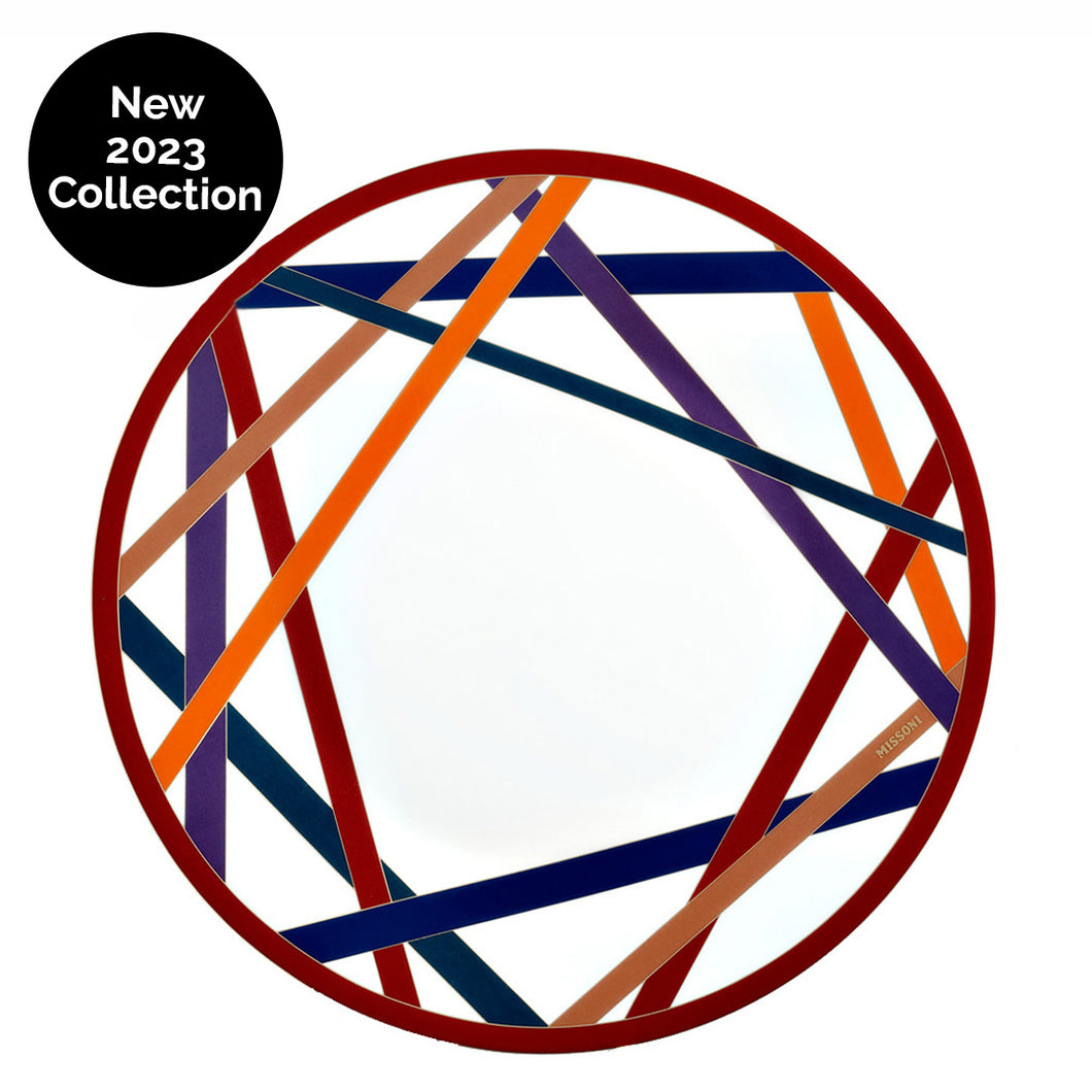 Nastri Round Serving Dish - Multicolour