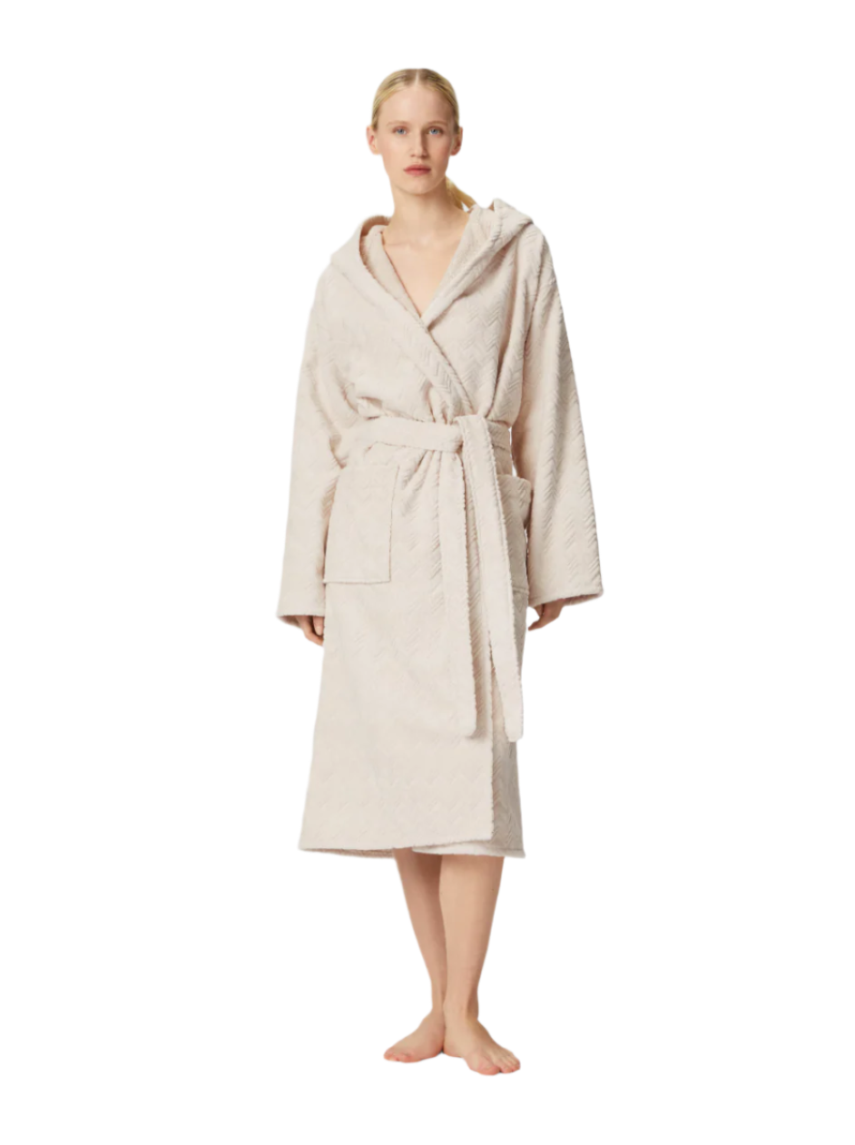 Missoni Home | Chalk Hooded Bathrobe - Col. 21