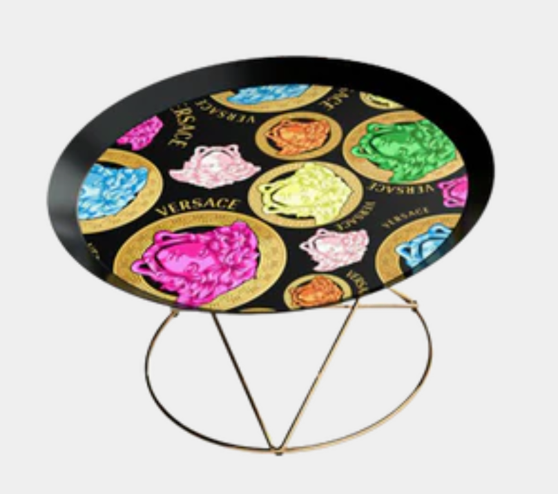 Versace Home | La Medusa Side Table Multicolour