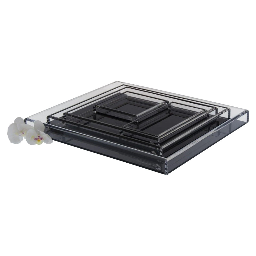 Soiree Tray in Black - Large