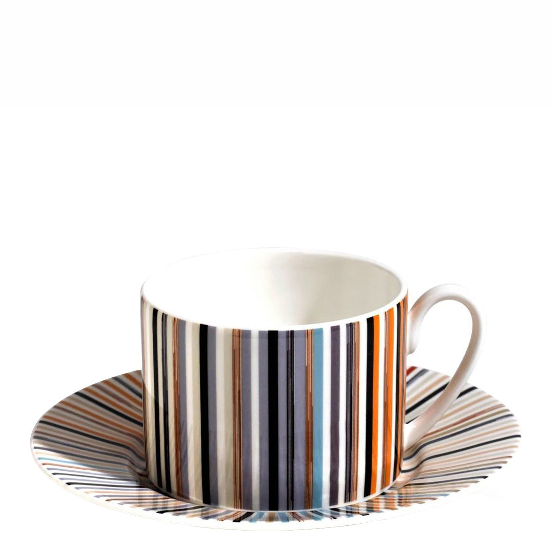 Missoni Home | Stripes Jenkins 148 Tea Cup & Saucer - Set of 2