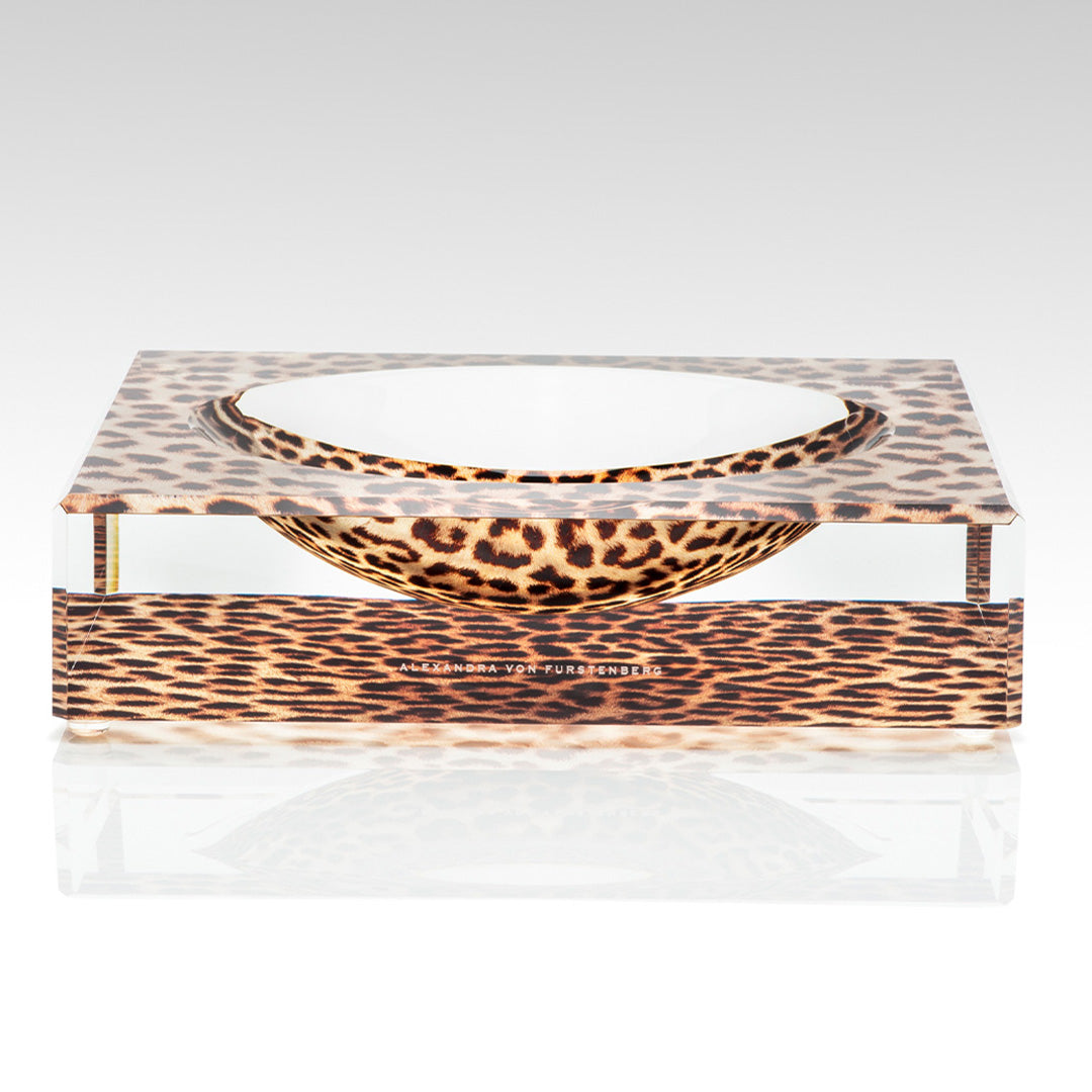 Candy Bowl in Leopard Print - Large
