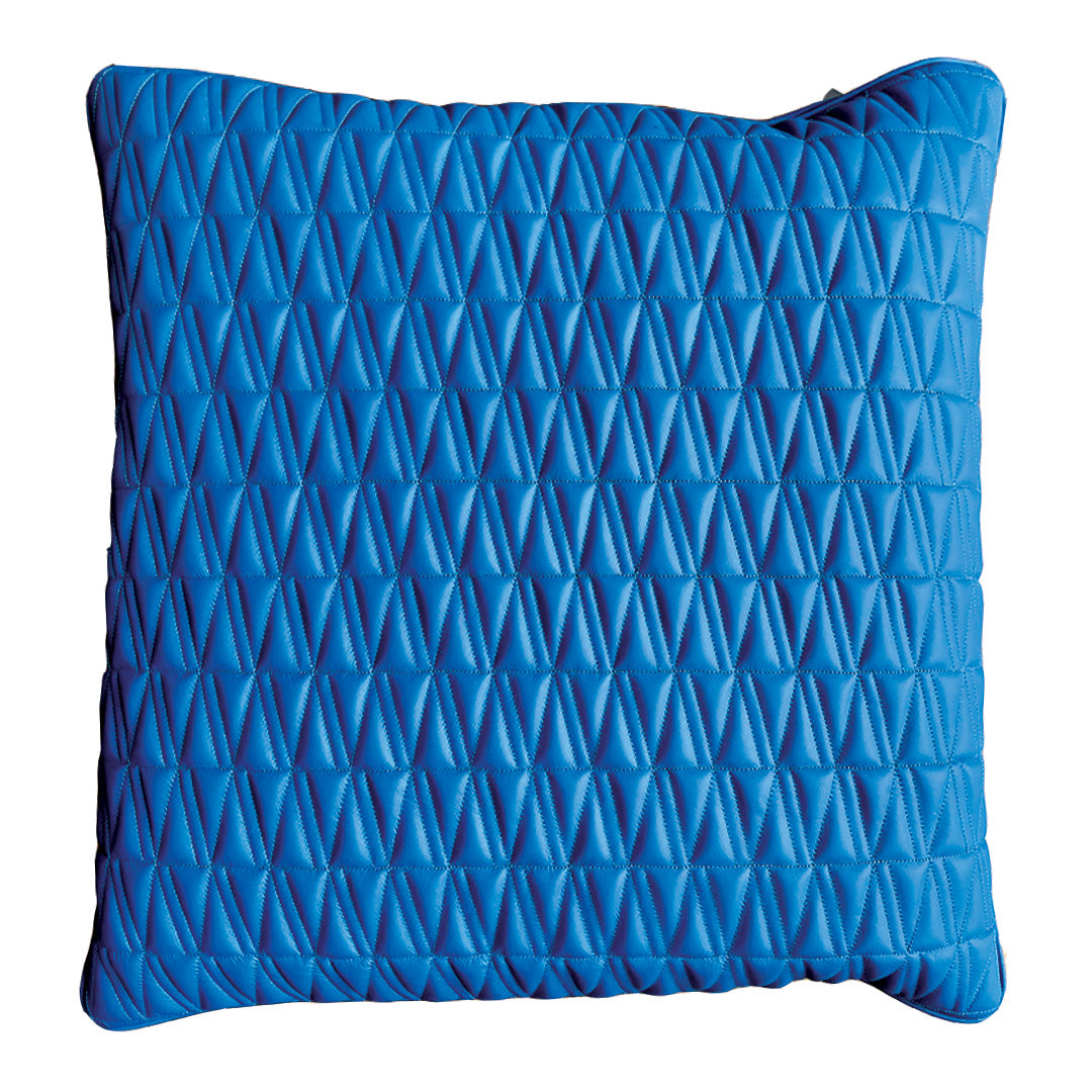 Versace Pillow - Leather Blue