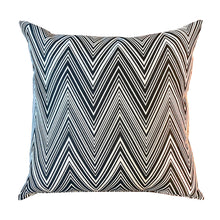 Load image into Gallery viewer, Chevron B&amp;W Col. T20 Custom Pillow