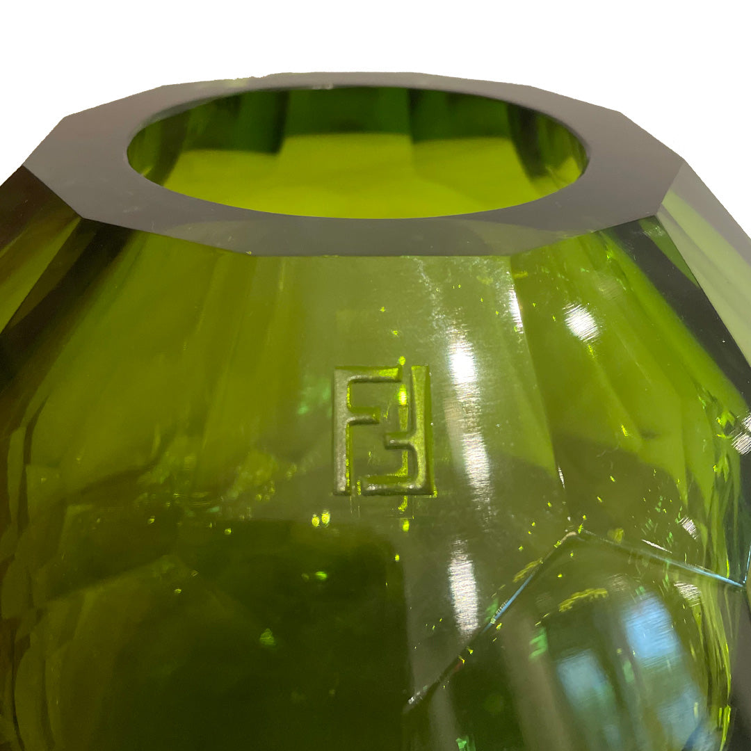 Fendi Murano Vase AFMUR Transparent (VAV17) - Green