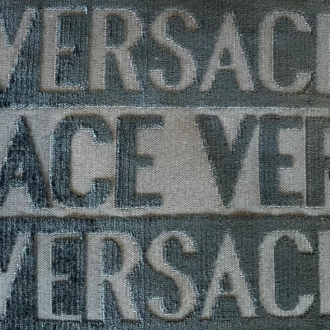 Versace Home  Pillow - Leather Solid Black