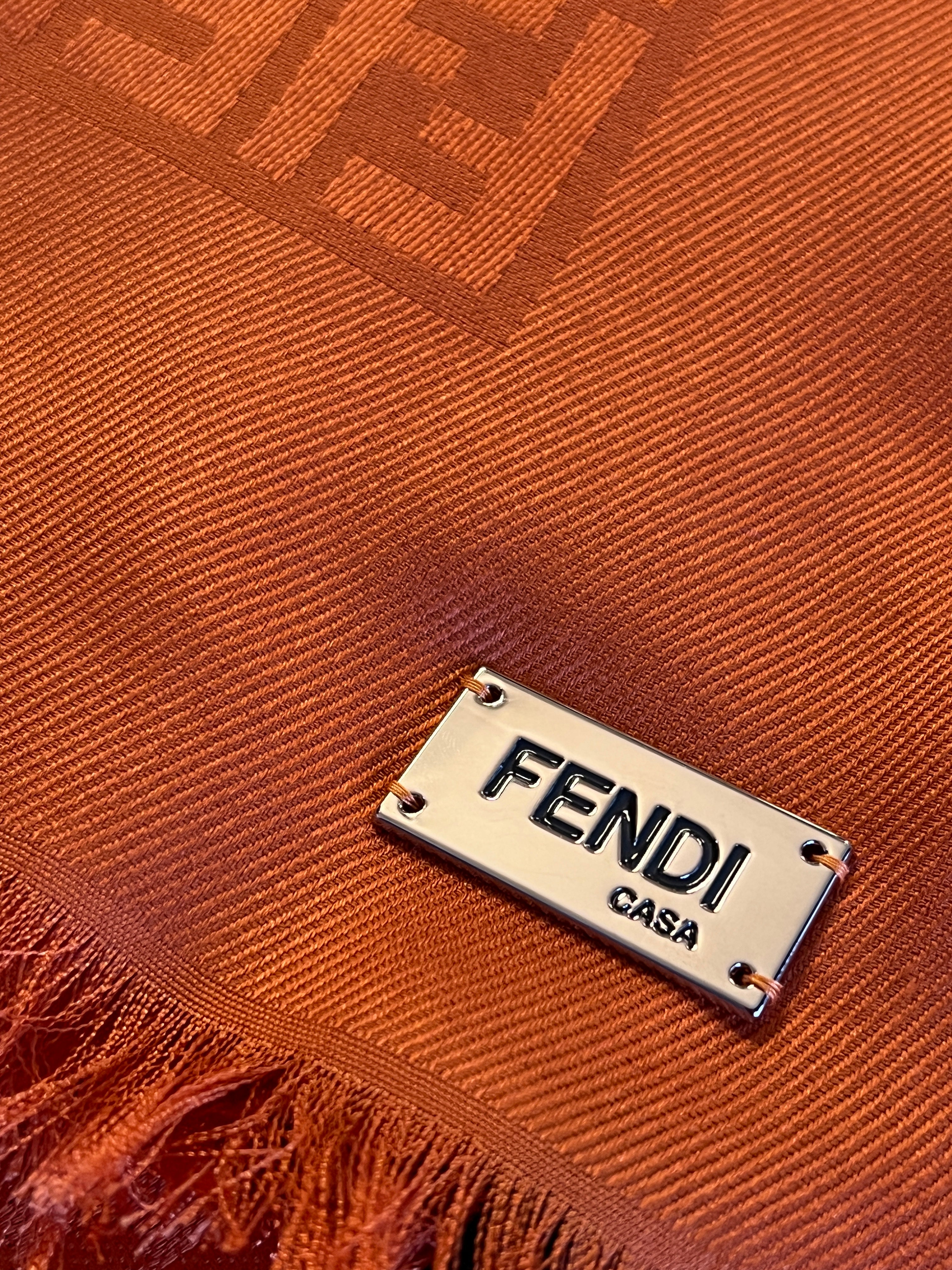 FENDI Casa Throw - Orange