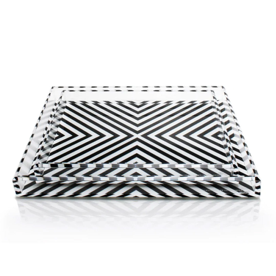 Accent Tray in X Print - Small